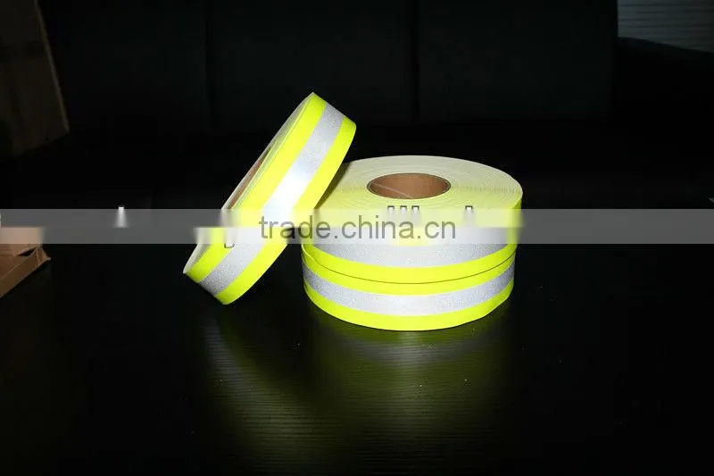 Reflective caution tape