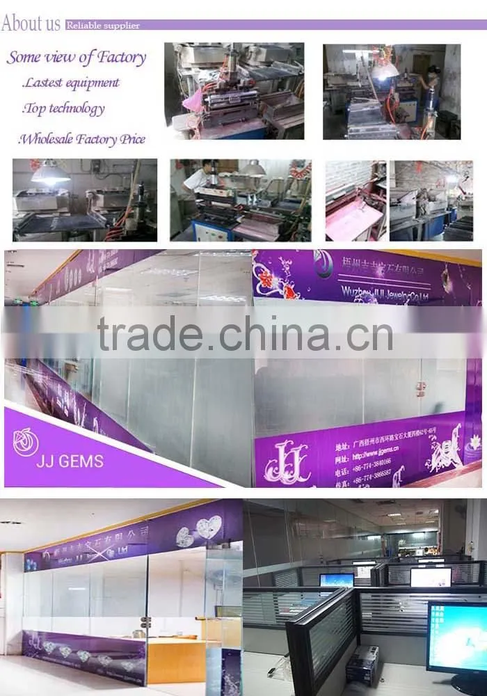 Factory direct sell checkerboard cut synthetic cubic zirconia gems cz