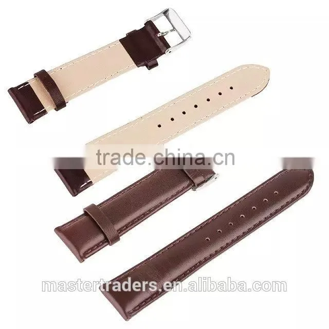 Cheap First Cow Genuine Leather Watch Band Wrist Strap For 42MM Apple Watch MT-3567