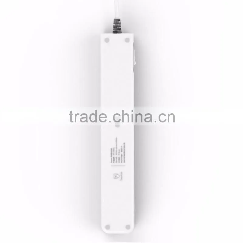 Baseus 2.1A Power Strip 3 Universal Outlets To Smart Chips Home Electronic 2USB Charging Ports For Mobile Phone TB-0211