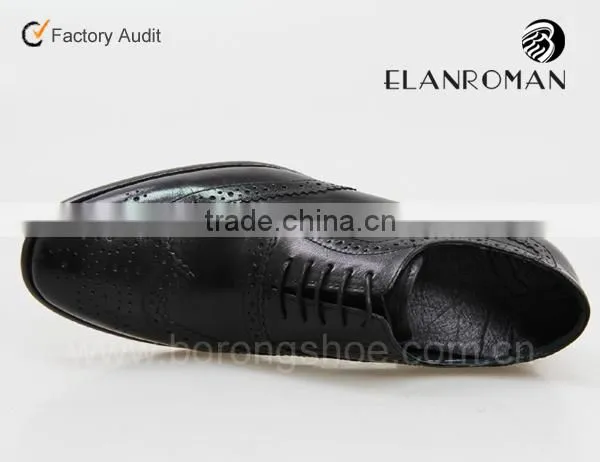 Cool fashion man shoe first cow leather