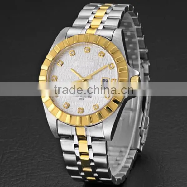 2015 trend design japan movement geneva quartz stainless steel back watch
