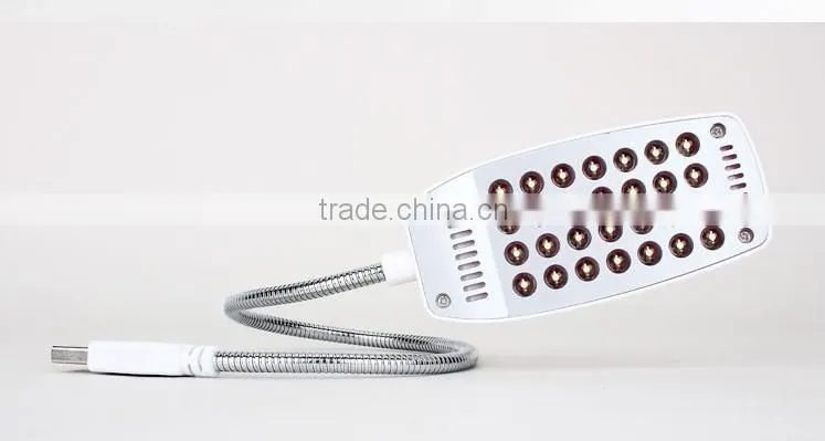 Ultra Bright USB 28 LED 28LED Light Lights Lighting Powered Flexible White Reading Lamp for Laptop Power Bank Mobile Charger Com