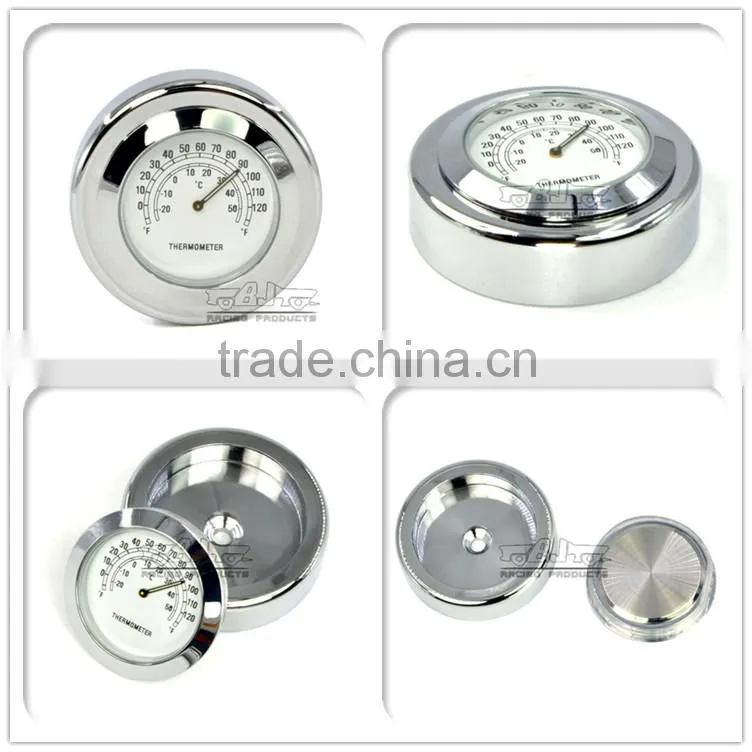 BJ-HBW-008 High Precision Billet Aluminum Motorcycle Windscreen Thermometer
