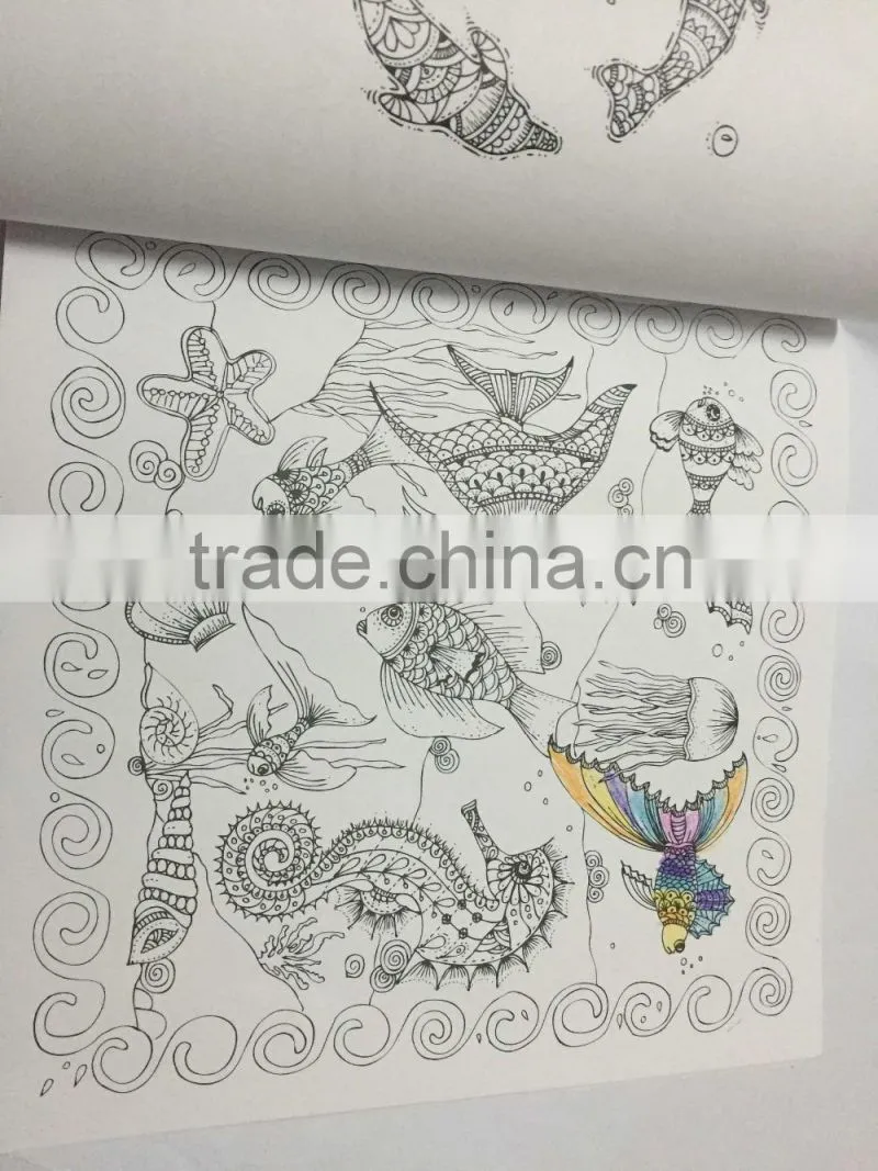 High quality children painting book hot sale factory in guangdong