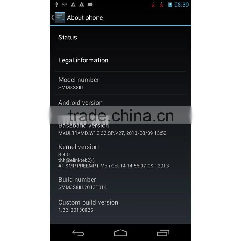 Factory Android 4 Wi-Fi 8GB Quad Core 7 inch 3G Red Tablet
