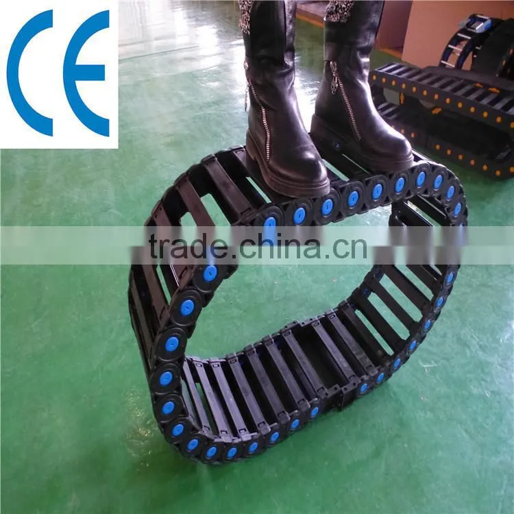 high speed cnc cable chain flexible plastic cable carrier energy chain made in china bridge type cable wire tracks