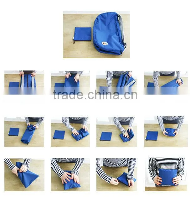 Portable bag organizer with two straps