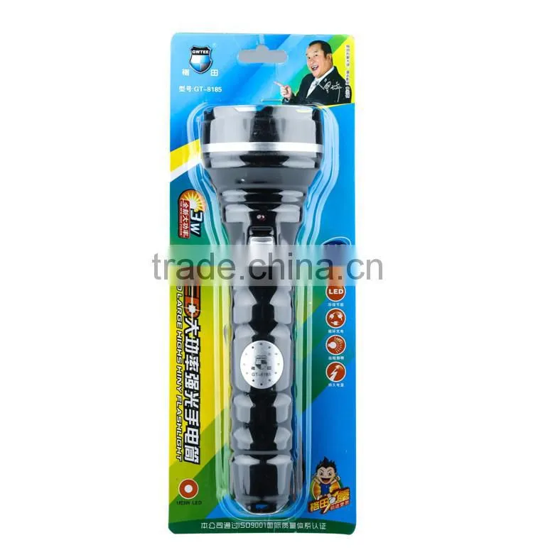 made in china high quality led flashlight rechargeable torch