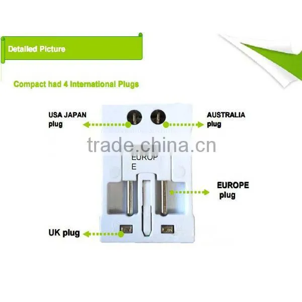 International Universal USB Wall Travel Charger