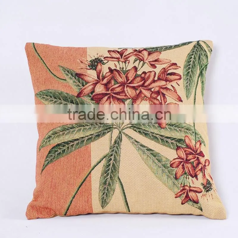 PLUS OEM sofa decorative 45*45cm square cushion, patterns made as your request