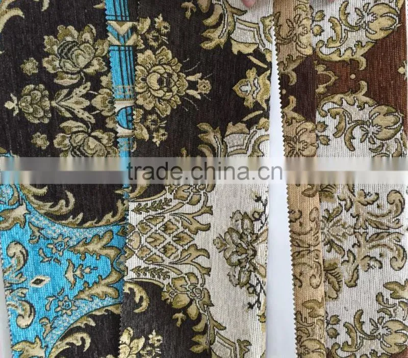 100 Polyester Sofa Chenille Fabric chenille geometric fabric sofa textile