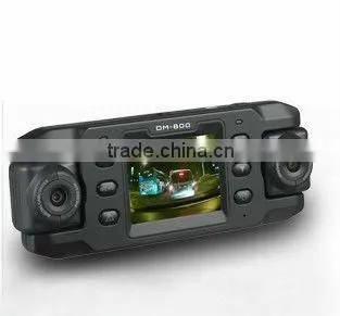 Factory offer GPS+Dual camera car DVR