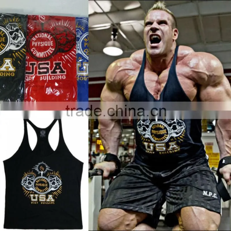 Factory manufacturers wholesale gym tank top muscle vest