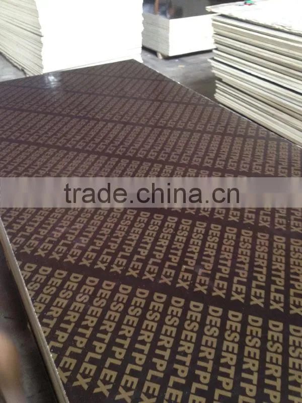 Gold plex film faced forming plywood