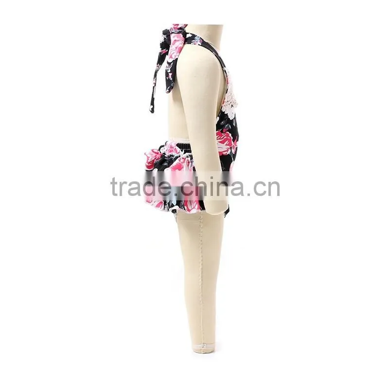 2016 High Quality Wholesale Summer Fashionable Cotton Baby Rompers For Girls