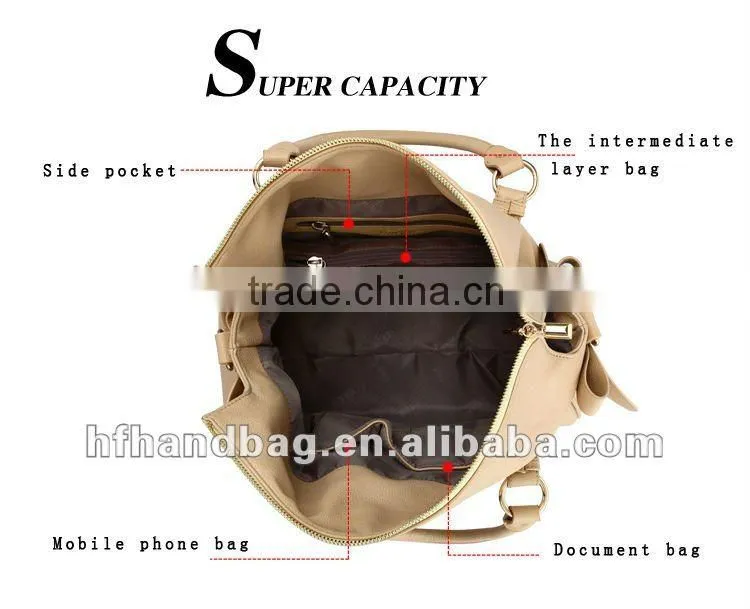 Khaki Classic black fashion trend featured major suit shoulder leather handbag