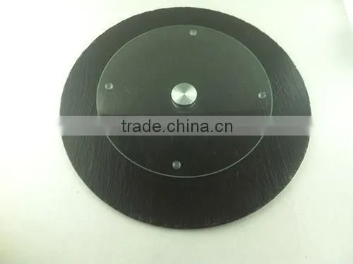 Slate Lazy Susan Mop Round Rotating Table Platter