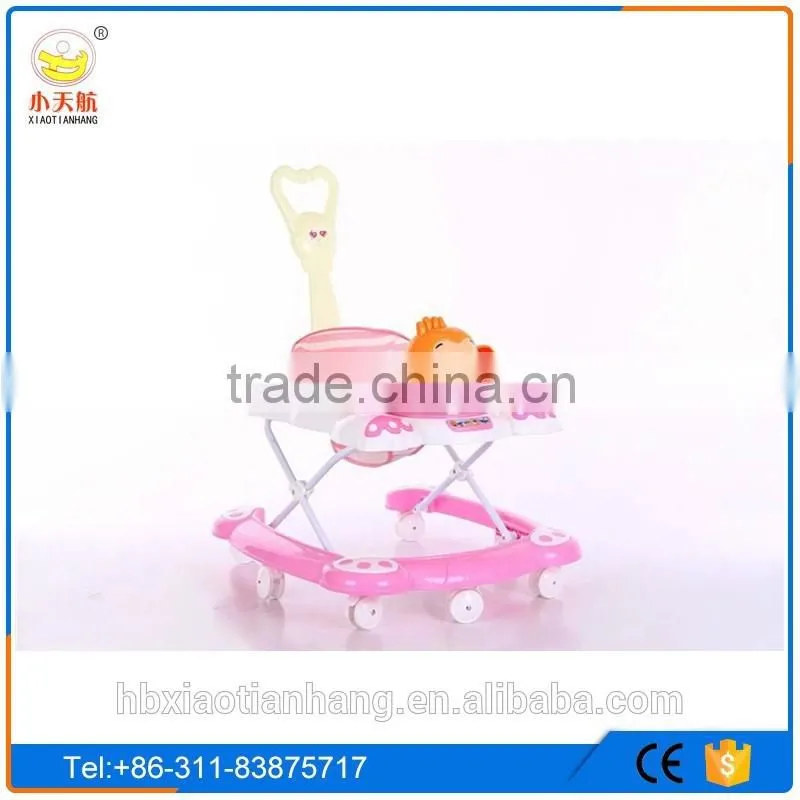 inflatable round baby trolley walker for infant