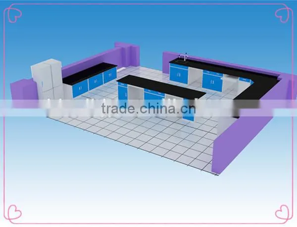 China factory directly supply C frame lab table, laboratory table
