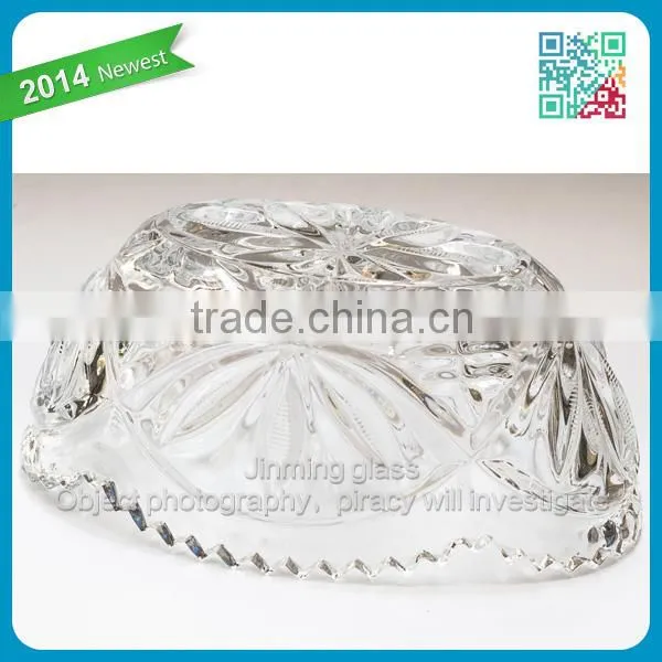 Machine Made Glass Candy Bowl Wholesale Glass Bowl Europe Welcomed