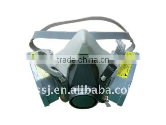 2016 filter respirator TPR gas mask half face gas mask chemical gas mask OEM TPR gas mask single cartridge respirator supplier