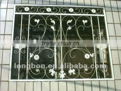 2013 Top-selling modern iron window fence