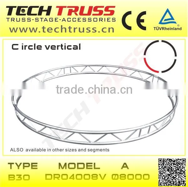 curved aluminum truss, circular design parts