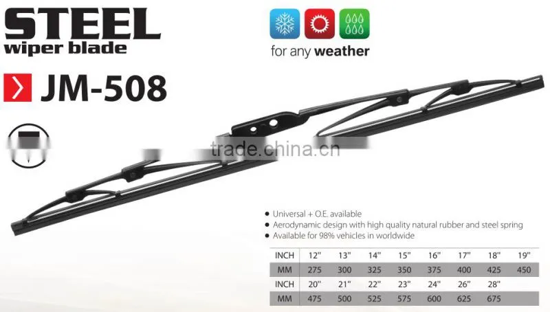 JM-508 Car Accessories Wiper Blade Manufacturer