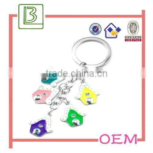 custom metal die cut keychains