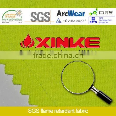 SGS Multi function Anti-static fire protective fabric Modacrylic cotton fire fabric for workwear