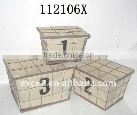 112106MO-Metal basket w/jute liner wire basket