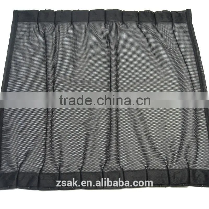 Window curtain mesh fabric material car side sunshade