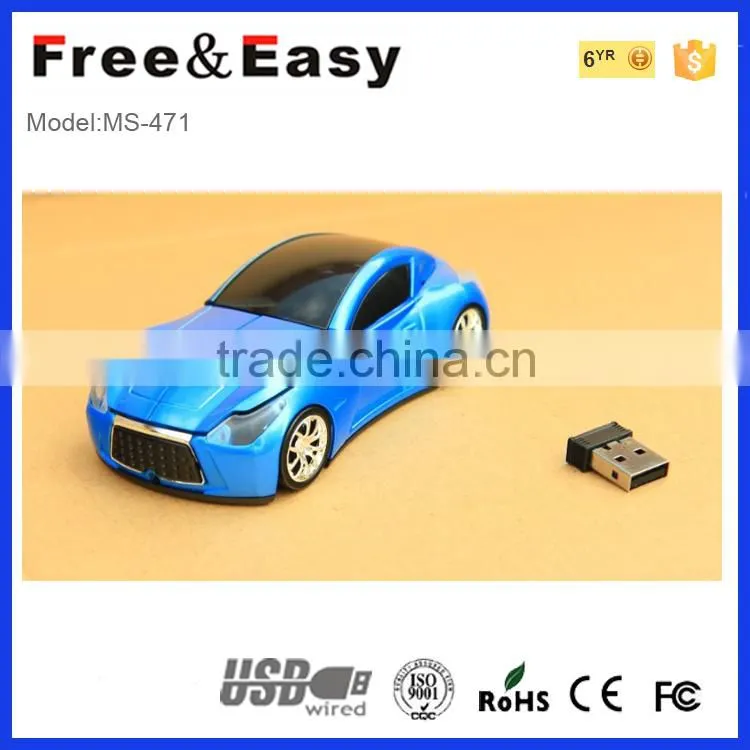 Custom Printed usb wireless car mouse testing