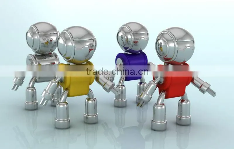 cool shape metal robot usb flash drive