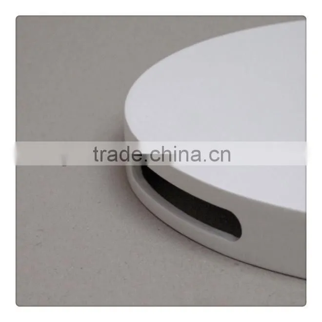 Custom Plastic Round Serving Tray with Handle