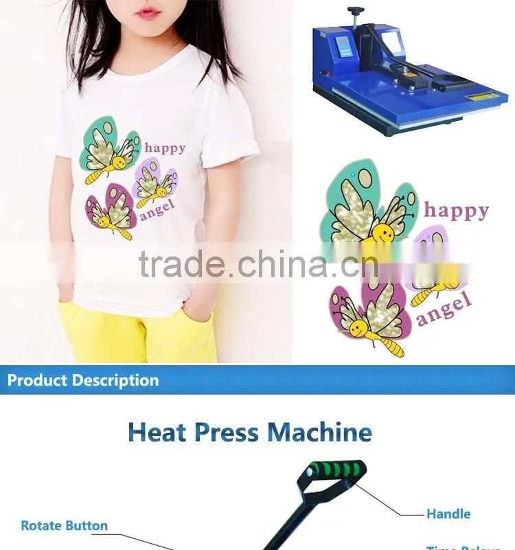 Hot Selling 380x380mm T Shirt Used Heat Press Machine