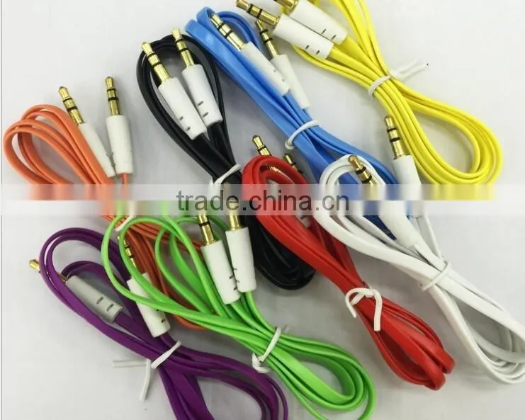 Male-Male 3.5mm to 3.5mm with stereo plug audio jack audio cable
