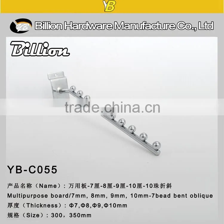 Metal Supermarket Beaded Hooks clothing hooks heavy duty metal long hooks