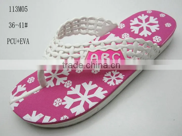 Hot Selling Slippers 2014 Eva Flipflops Welcome