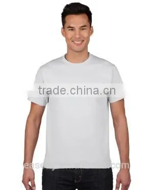 High Quality Round Neck Blank black 100% Cotton T-shirt(180gsm)