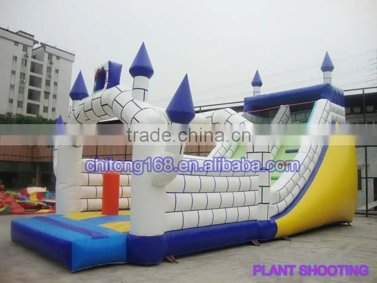 giant outdoor playground inflatable bouncy castle for sale