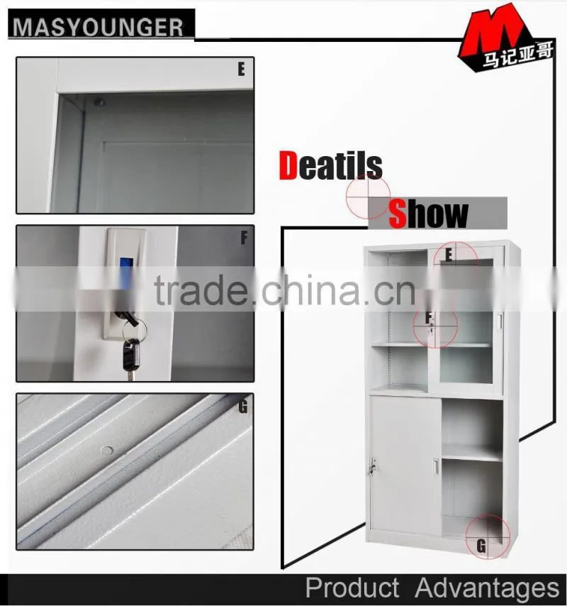silding door cold rolled steel art office library cupboard furniture