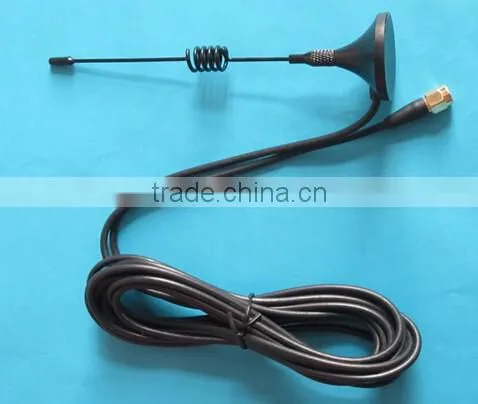hot sale 433MHz Antenna mini magnetic 433 MHz spring antenna with SMA connector and RG 174