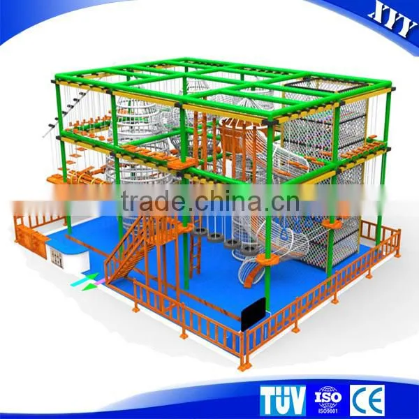 2015 New product high ropes course for kids outdoor playground