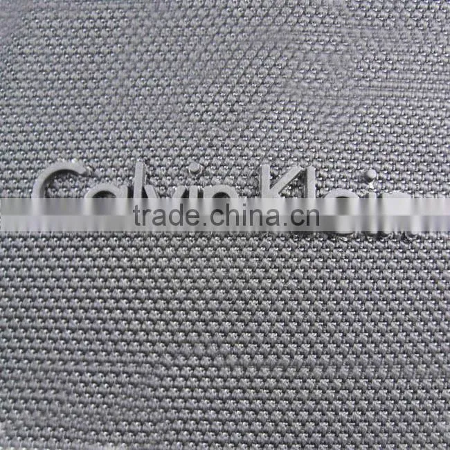 3D leather logo