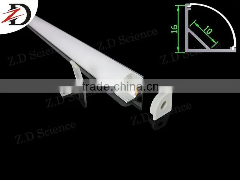 Aluminium Angle Bracket Corner Light With Plastic Cover