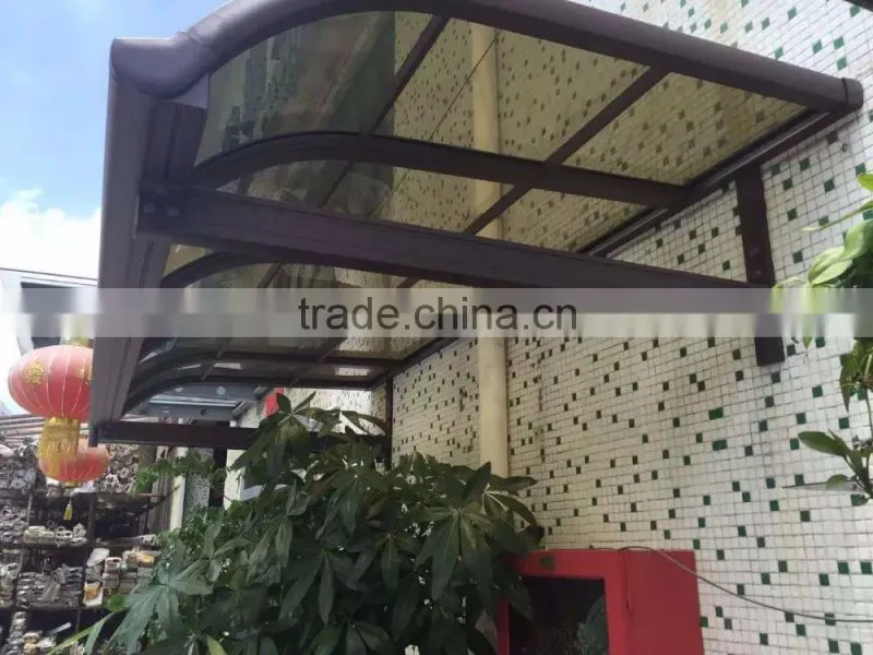 DIY door canopy window awning polycarbonate roof for four season