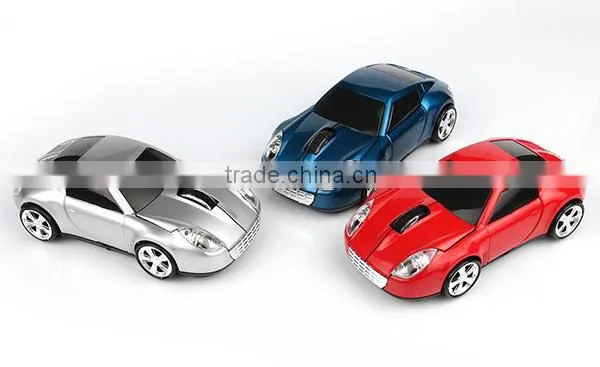 2.4ghz sport car shaped wireless optical mouse