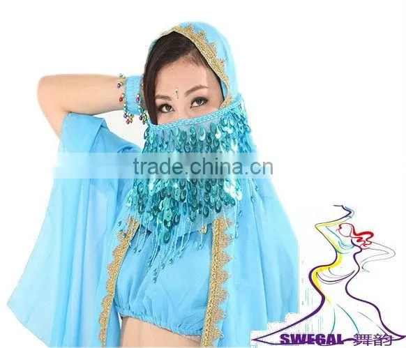 SWEGAL wholesale belly dance veil dance accessories for women use SGBDD13001